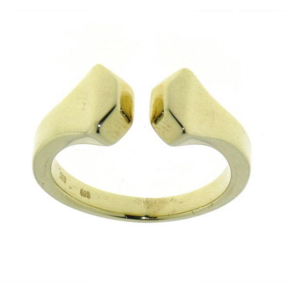 Ring Hufnagel massiv schwer Gelbgold
