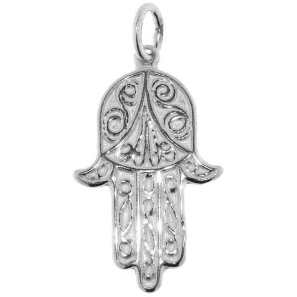 Anhänger Fatimas Hand Talisman Amulett echt Silber
