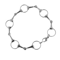 Trensenarmband Reiterschmuck massiv Silber 925/- hochwertig Trensenarmband Reiterschmuck massiv Silber 925/- hochwertig