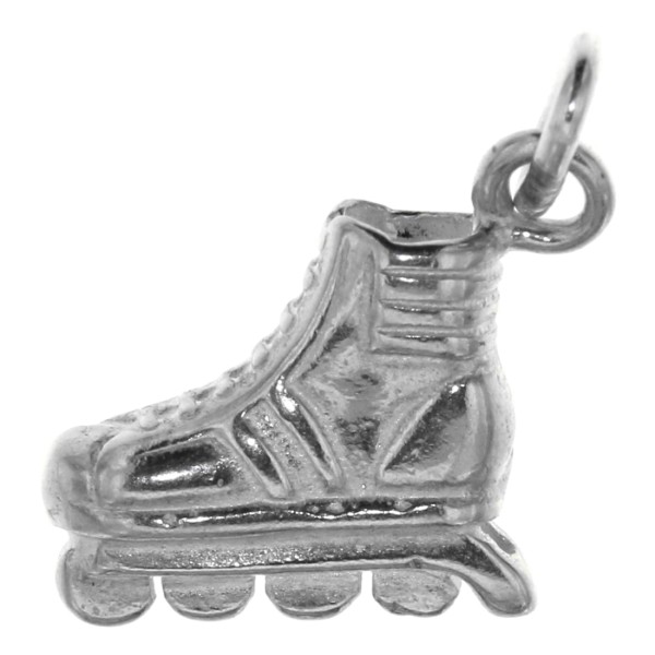 Anhänger Skateschuh Inline-Skating Inlineskaten Rollschuh massiv echt Silber