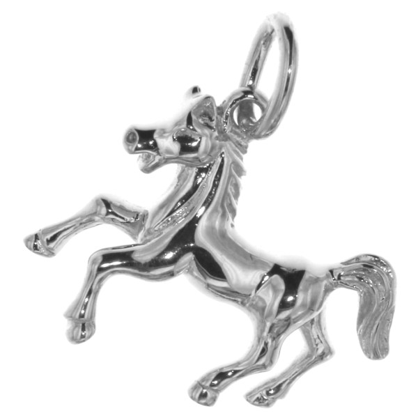 Pferd Pferdchen Schmuck Anhänger Silber