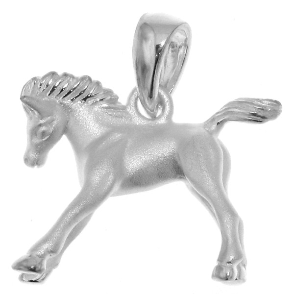 Fohlen Pferd Schmuck Anhänger massiv Silber hochwertig