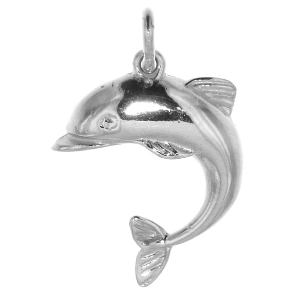 Anhänger Delfin Delphin Meeresbewohner echt Silber