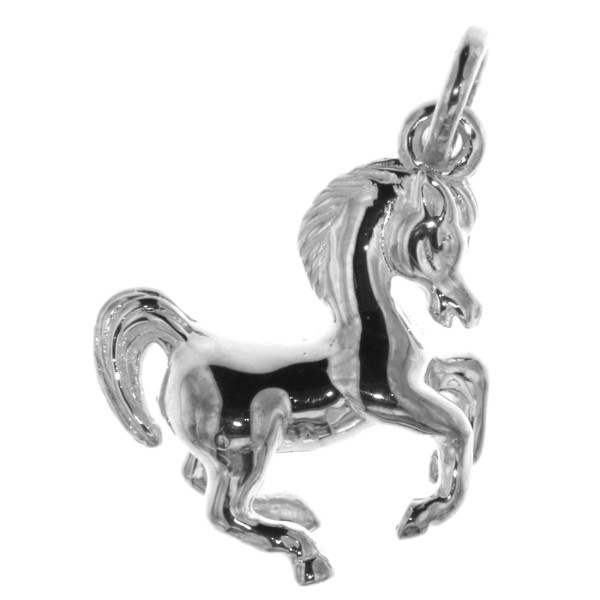 Anhänger galoppierendes Pferd massiv echt Silber