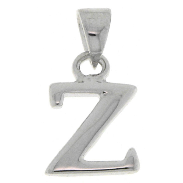 Anhänger Buchstabe Z massiv echt Silber - Alphabet von A bis Z
