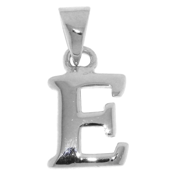 Anhänger Buchstabe E massiv echt Silber Alphabet von A bis Z