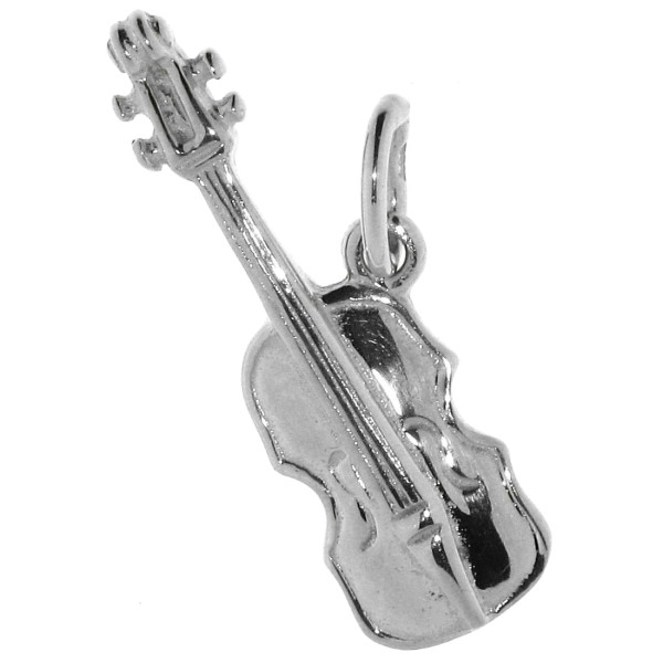 Anhänger Geige Violine Musikinstrument massiv echt Silber