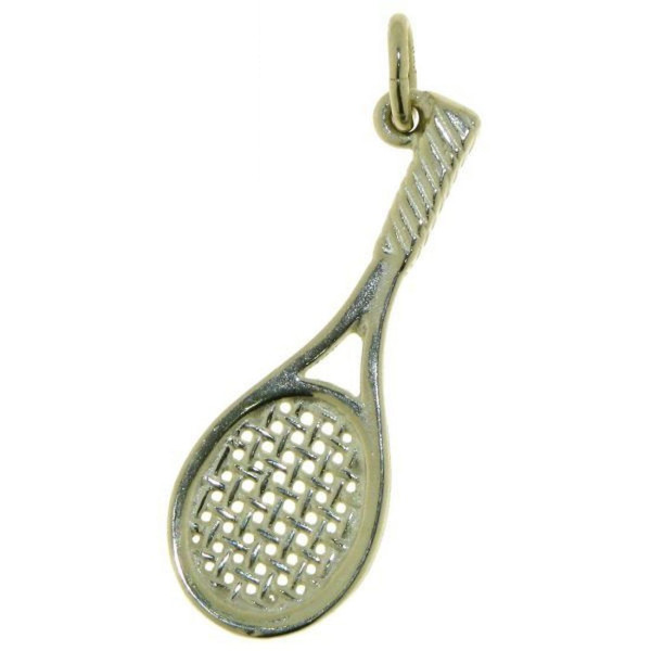 Anhänger Tennisschläger im alten Stil Tennis Sport