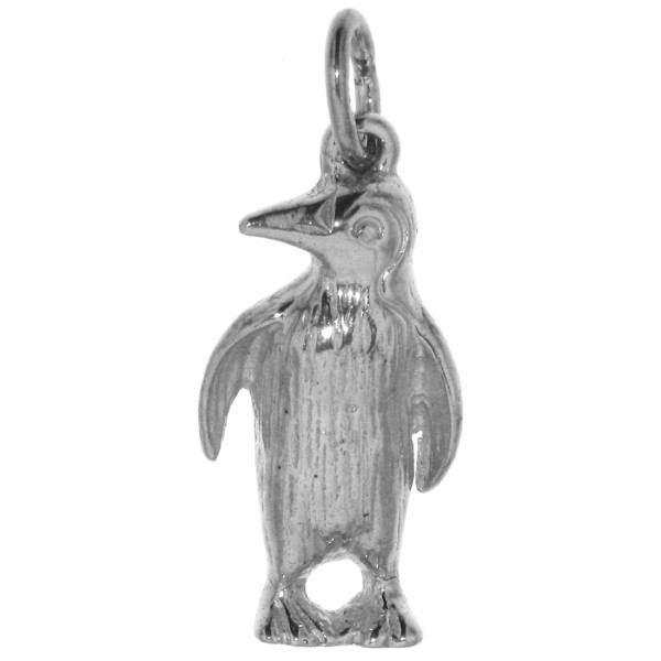 Anhänger Pinguin Seevogel massiv echt Silber