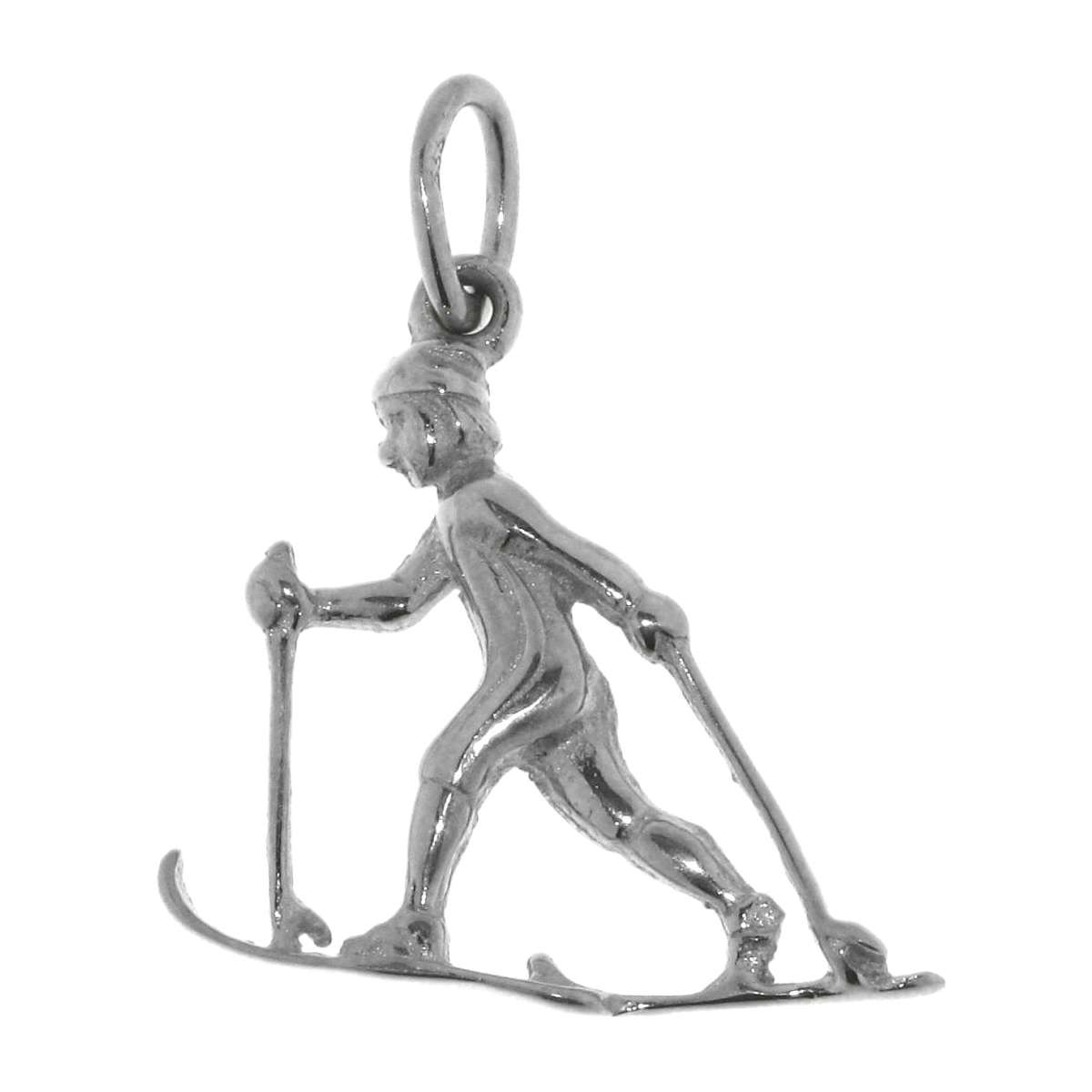 Skifahrer Schlüsselanhänger – Sport-Charm Für Ski-Fans, Als Geschenk Für Wintersport-Begeisterte