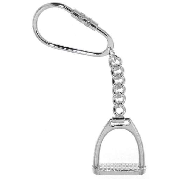 Steigbügel Schlüsselanhänger Reitsport Schmuck massiv Silber