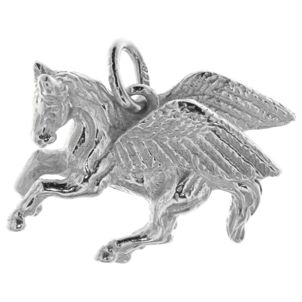 Pegasus Pegasos massiv Silber Schmuck Anhänger